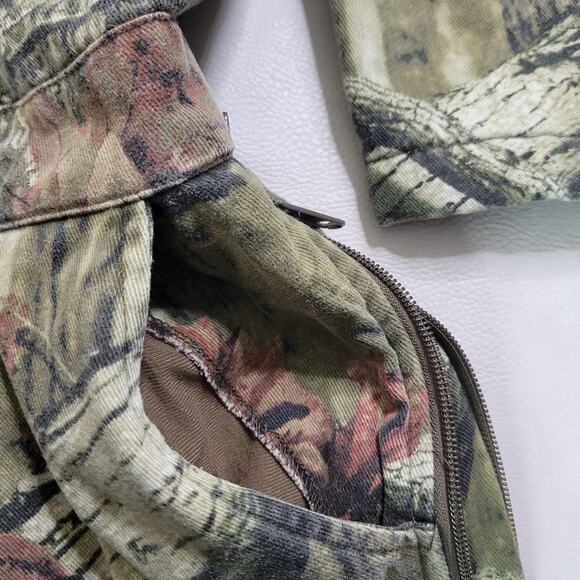 Cabelas Coveralls Kids Youth Medium Brown Camo Break Up Infinity Zip Insulated - Picture 10 of 13